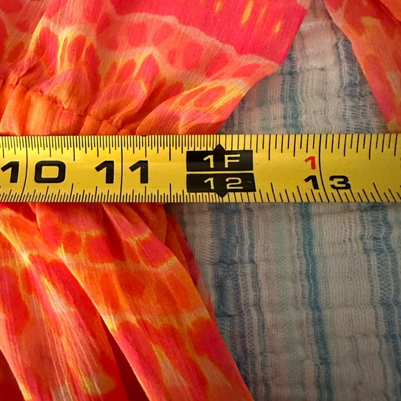 Colorful sheer beach cover up. - Picture 8 of 8